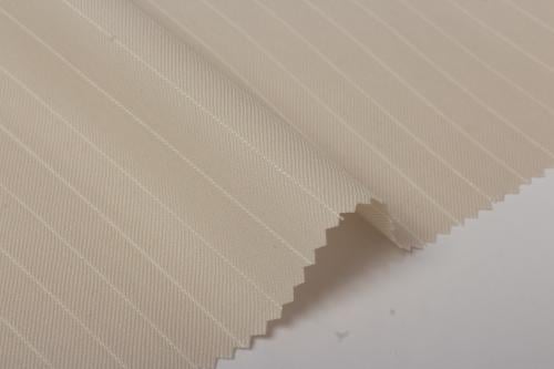 قماش صوف مقلم رجالي بيج فاتح