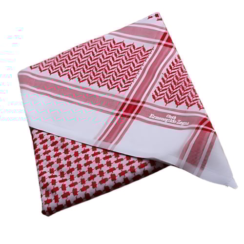 شماغ أحمر من زينيا | تصميم كلاسيكي بخامة فاخرة