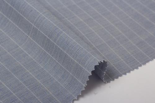 قماش صوف رجالي مقلم سماوي بلو سكاي