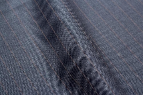 قماش شتوي رجالي مقلم باللون العسلي لون سماوي فاتح