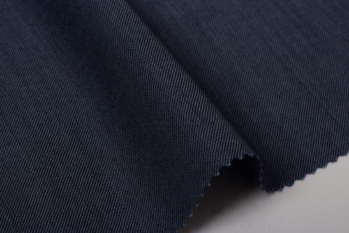 قماش زينيا شتوي ساده لون ازرق فرنسي