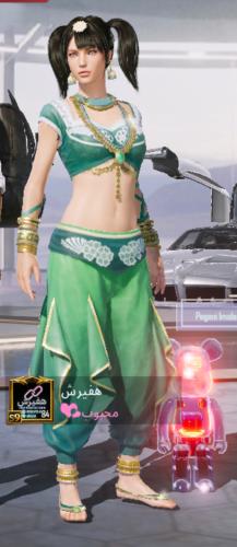 الطقم الهندي - مجموعة " الراقصة التقليدية " ببجي