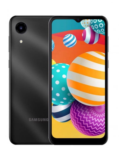 هاتف جالكسي A03 كور ثنائي الشريحة، لون أونيكس، 2 ج...