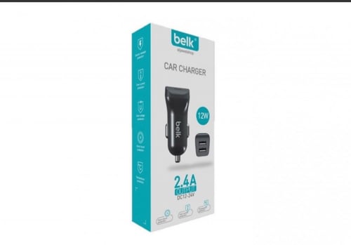 شاحن سيارة بلك 12وات منفذين