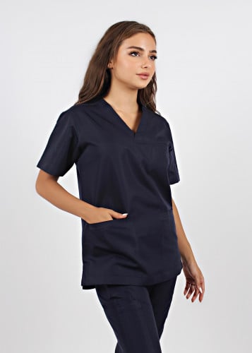 Dark Navy scrub B02