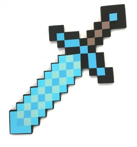 سيف ماين كرافت قطعة اسفنجية بشكل سيف (حجم كبير)