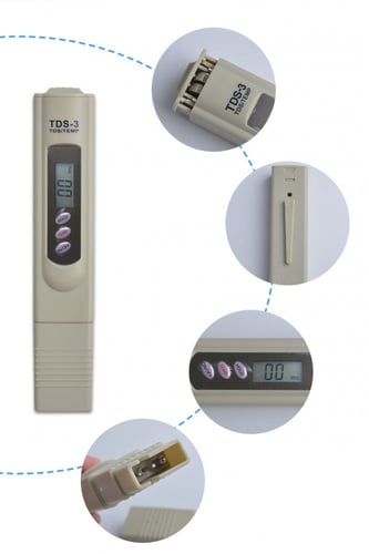 قياس ملوحة الماء TDS
