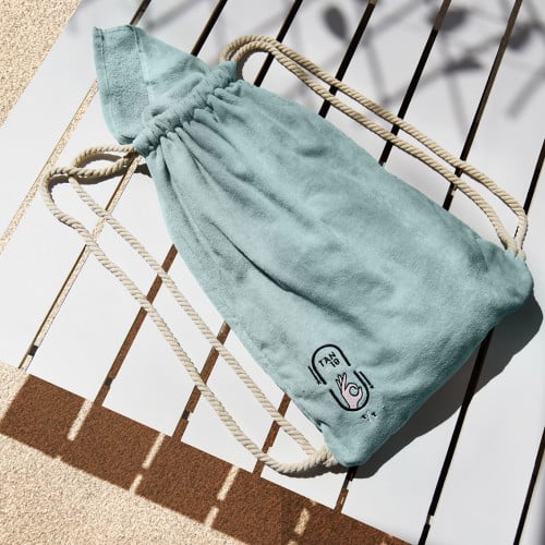Blue Towel Bag