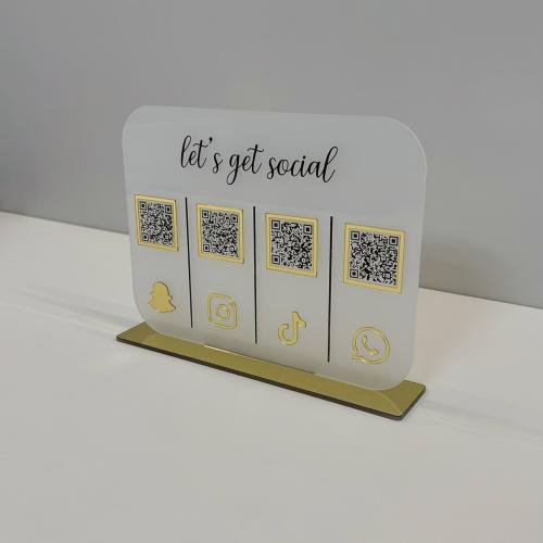 ستاند QR code (4 حسابات)