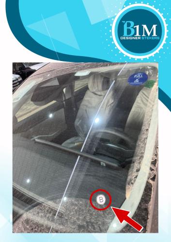 استكر امامي حرف ( B – F )