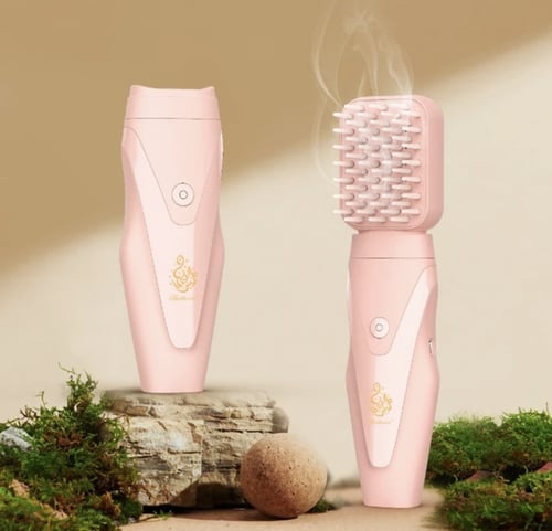 مبخرة شعر الكترونية 2في1 محمولة متعددة الاستخدام م...