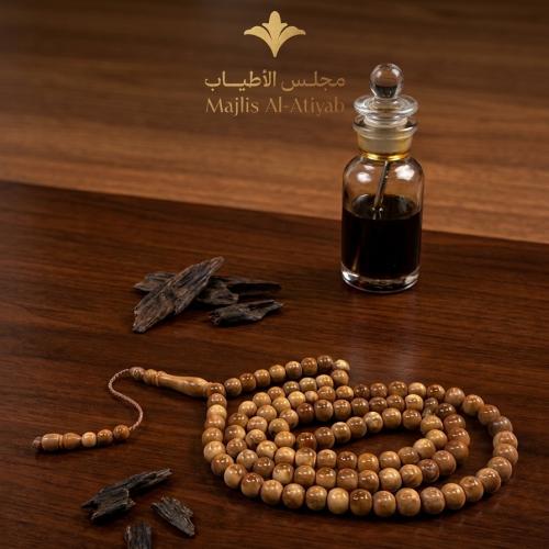 سبحة كوك معتقة بدهن العود 99 خرزة