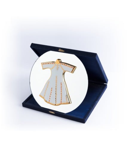 مرايا دائرية مميزة في وسطها كفتان من السيراميك الم...