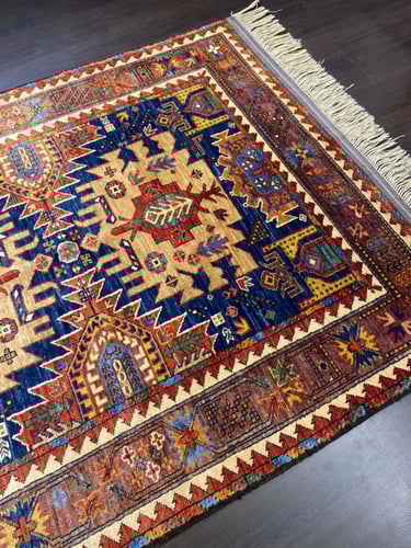 سجاد صوف مصنوع يدوياً مقاس 130*170 سم - G132