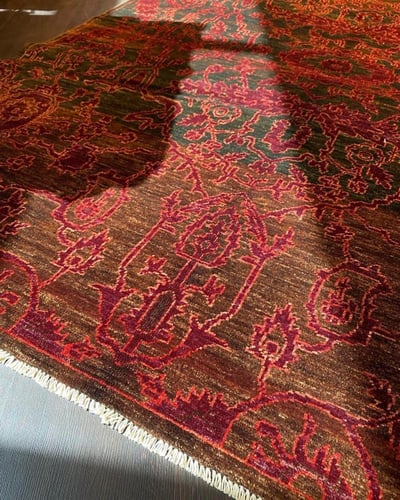 سجاد صوف مصنوع يدوياً مقاس: 150*200 سم - F84