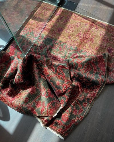 سجاد صوف مصنوع يدوياً مقاس: 150*200 سم - F84