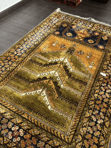 سجاد صوف مصنوع يدوياً مقاس 180*115 سم - F113