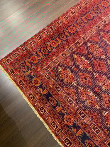 سجاد صوف مصنوع يدوياً مقاس 285*195 سم - U10