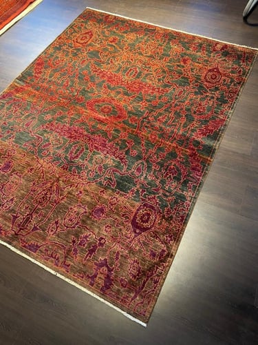 سجاد صوف مصنوع يدوياً مقاس: 150*200 سم - F84