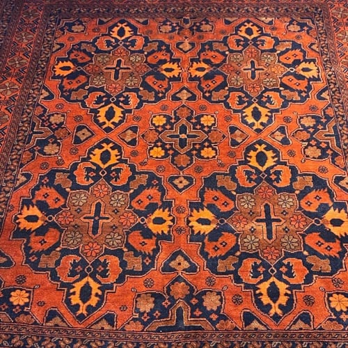 سجاد صوف مصنوع يدوياً مقاس 200*155 سم - B42