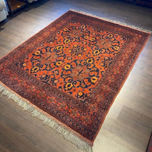 سجاد صوف مصنوع يدوياً مقاس 200*155 سم - B42