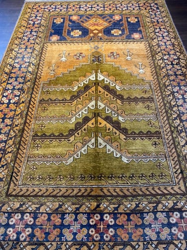 سجاد صوف مصنوع يدوياً مقاس 180*115 سم - F113