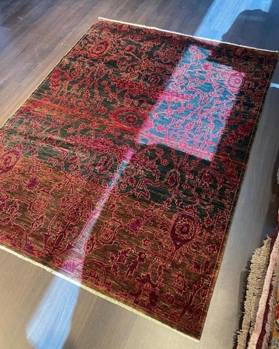 سجاد صوف مصنوع يدوياً مقاس: 150*200 سم - F84