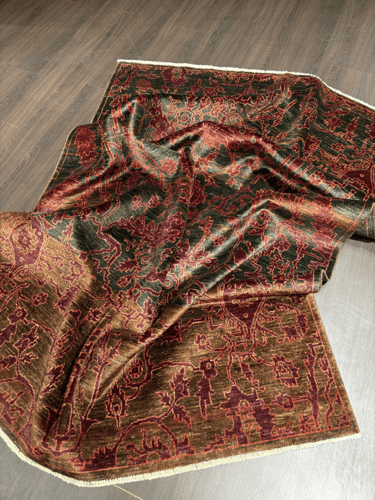 سجاد صوف مصنوع يدوياً مقاس: 150*200 سم - F84