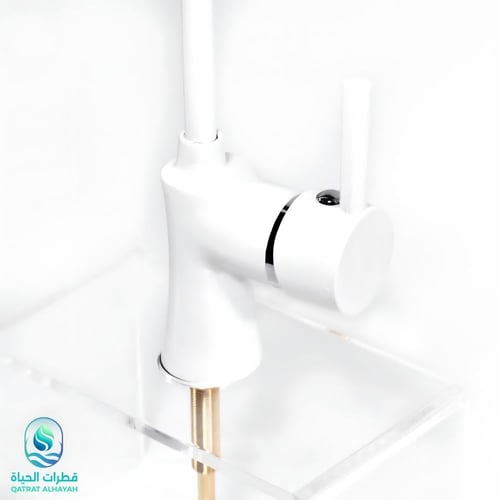 اونابكو حنفية تركية فاخرة كبيرة نحاس مطلي ابيض