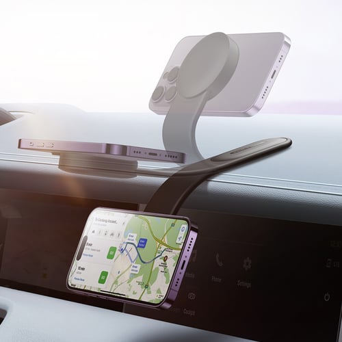 حامل جوال مغناطيسي بيسوس كلاستر للجوال - اسود