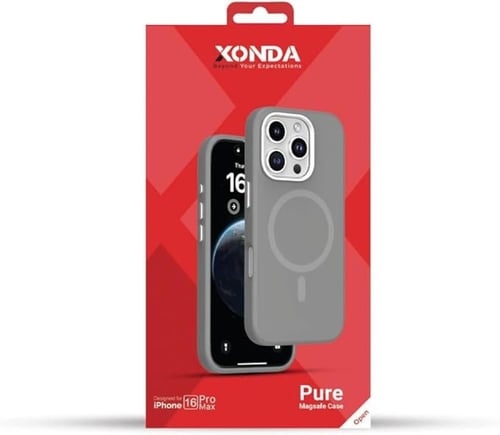 Xonda -كفر حماية PURE للايفون 16سيليكون مع ماغ سيف