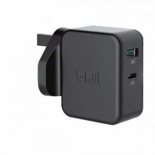 شاحن جداري ذكي بقوة 30 واط USB + PD من بي فل b Ful...