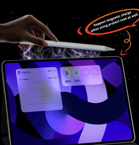 قلم ايباد ذكي يدعم راحة اليد بمواصفات عاليه ضمان س...