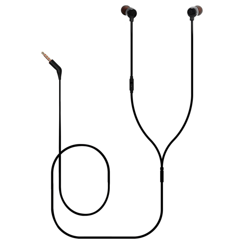 سماعة أذن سلك مع مايكروفون JBL Tune 110 اللون أسود