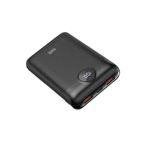باوربنك بمنفذين USB ومنفذ تايب سي بسعة 20000mAh بم...