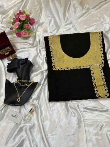 مخور قطن كشميري قماش زيتي