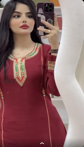 مخور قطن كشميري-عنابي