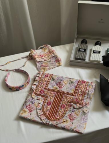 مخور قطن بناتي مع طوق شعر وشنطة