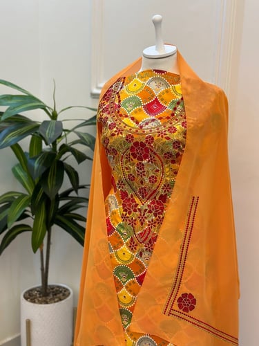 مخور مخرم حرير متروس فصوص اندونسي ناعم مع طرحة مطر...