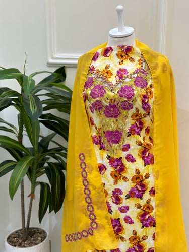 مخور مخرم حرير متروس فصوص اندونسي ناعم مع طرحة مطر...