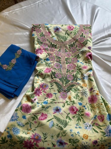 مخور حرير مع طرحة