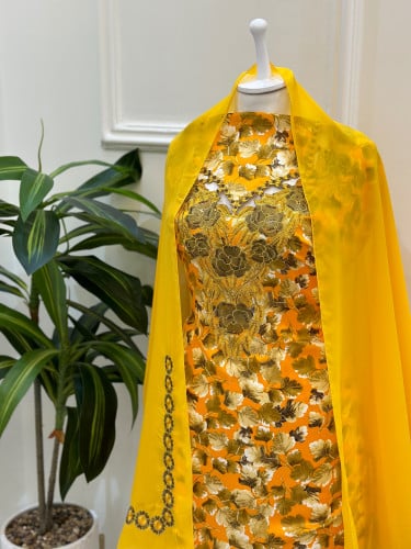 مخور مخرم حرير متروس فصوص اندونسي ناعم مع طرحة مطر...