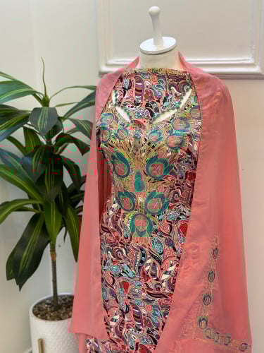 مخور مخرم حرير متروس فصوص اندونسي ناعم مع طرحة مطر...