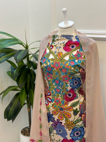 مخور مخرم حرير متروس فصوص اندونسي ناعم مع طرحة مطر...