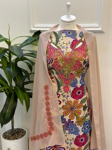 مخور مخرم حرير متروس فصوص اندونسي ناعم مع طرحة مطر...