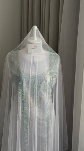 قماش-مخور حرير ارماني مرصع بالكرستال مع بشت