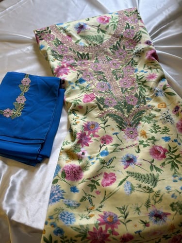 مخور حرير مع طرحة