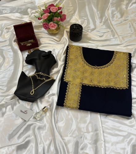 مخور قطن كشميري قماش اسود