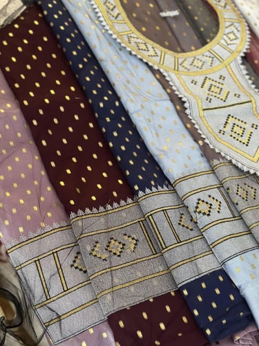 مخور قطعتين -قماش