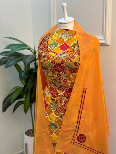 مخور مخرم حرير متروس فصوص اندونسي ناعم مع طرحة مطر...